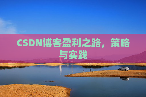 CSDN博客盈利之路，策略与实践
